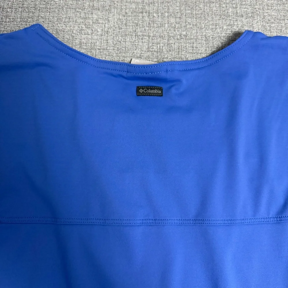 COLUMBIA Cold Bay II Dress in Blue Drawcord Omni Wick UPF 30 Protection - Picture 9 of 9